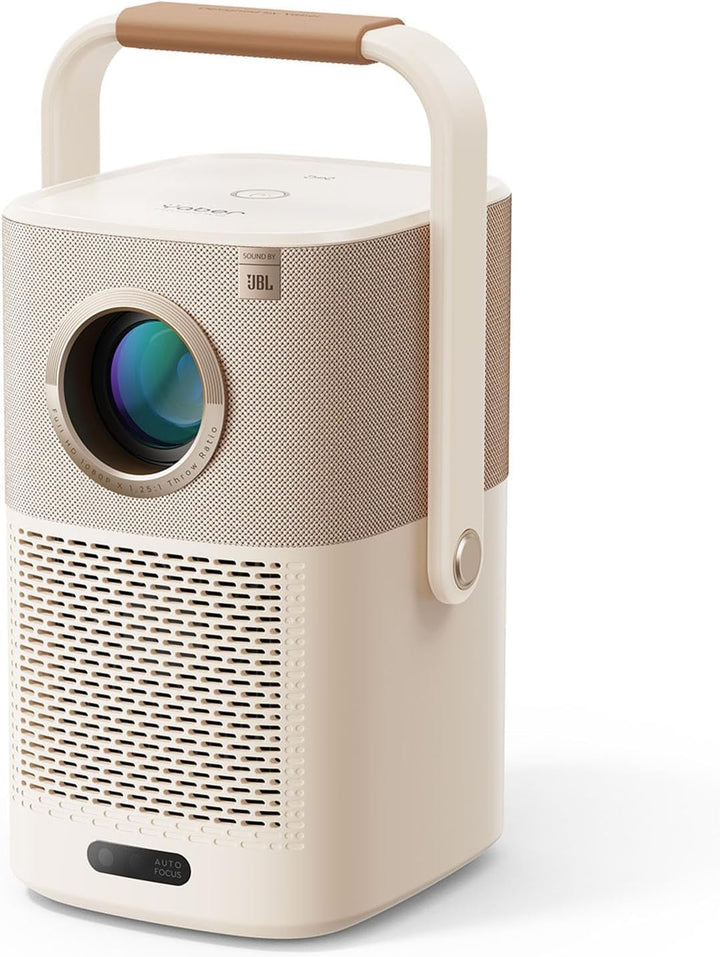 Beamer Outdoor, Sound by JBL&2.5H Built-in Batterie, T2 Portable Beamer 450ANSI FHD 1080P Native Pro