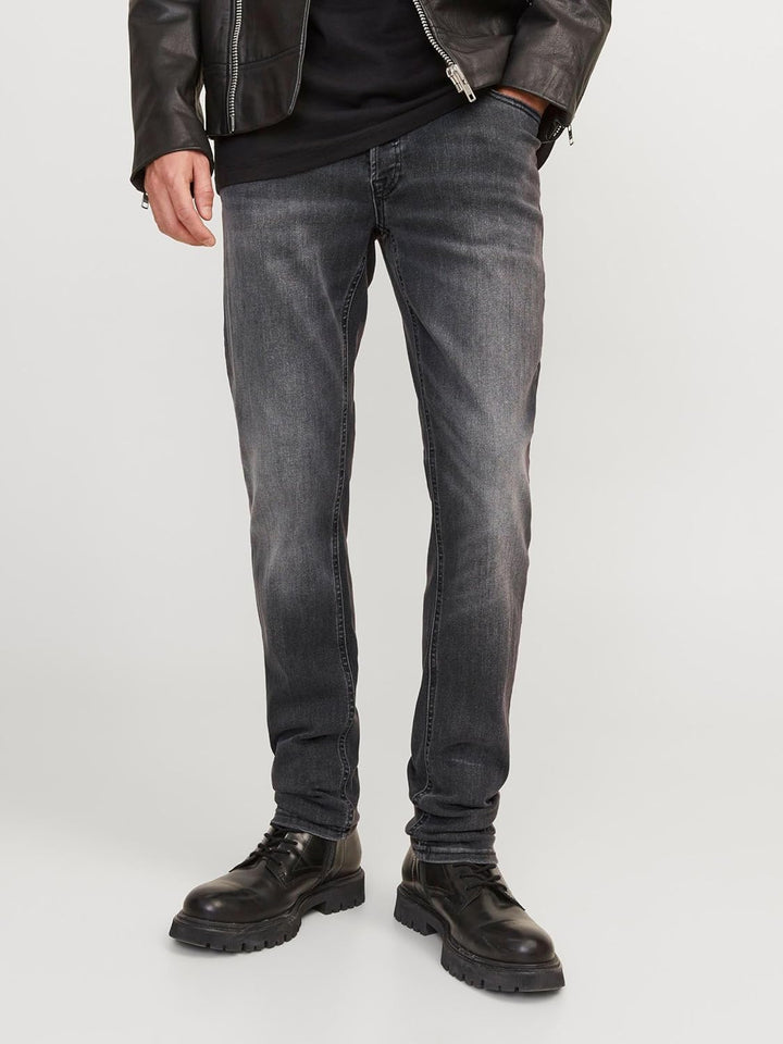 JACK & JONES Male Slim Fit Jeans JJIGLENN JJORIGINAL CB 815 NOOS Slim Fit Jeans 27W / 32L Schwarz, 2