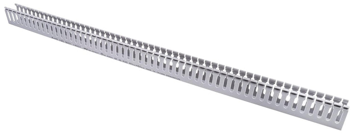 RS PRO Verdrahtungskanal Grau, 40 mm x 60mm, Länge 1m Kunststoff, Seitenwand Offen, Packung a 4 Stüc