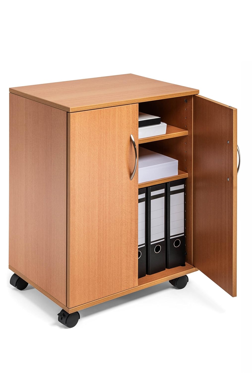 Durable Multifunktionswagen 74/53 geschlossen, Buche, 311547 Geschlossen Buche, Geschlossen Buche