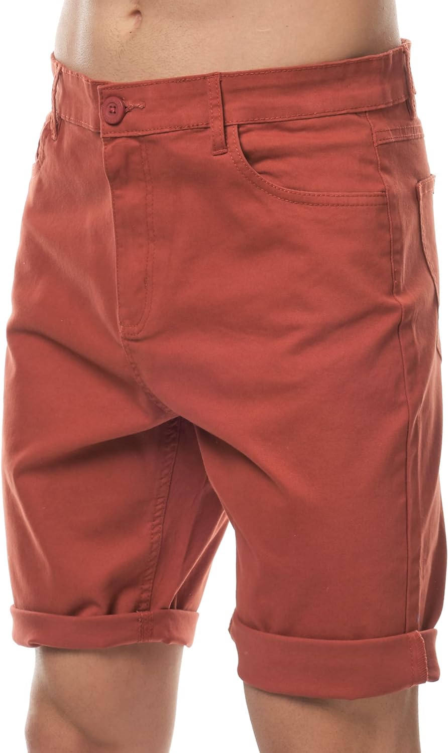 HopenLife Herren TEMARI Brique 38 Bermudas