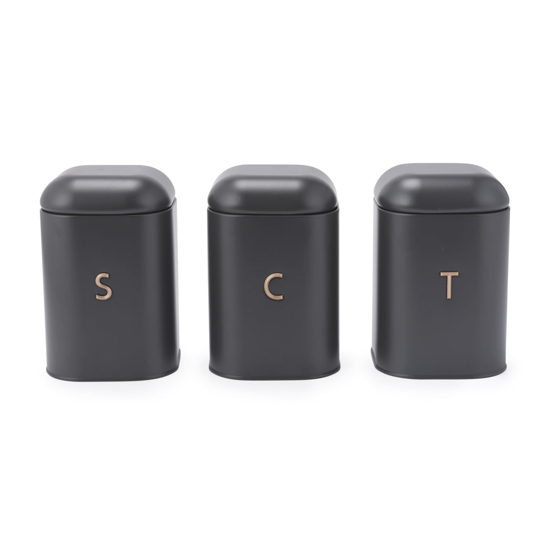 Salter BW13729EU7 Pebble Tee Kaffee Zucker Kanister Set – Aufbewahrungsdosen für Arbeitsplatten, Küc