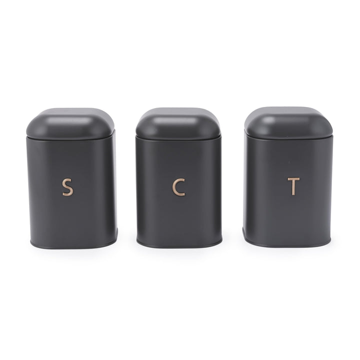 Salter BW13729EU7 Pebble Tee Kaffee Zucker Kanister Set – Aufbewahrungsdosen für Arbeitsplatten, Küc