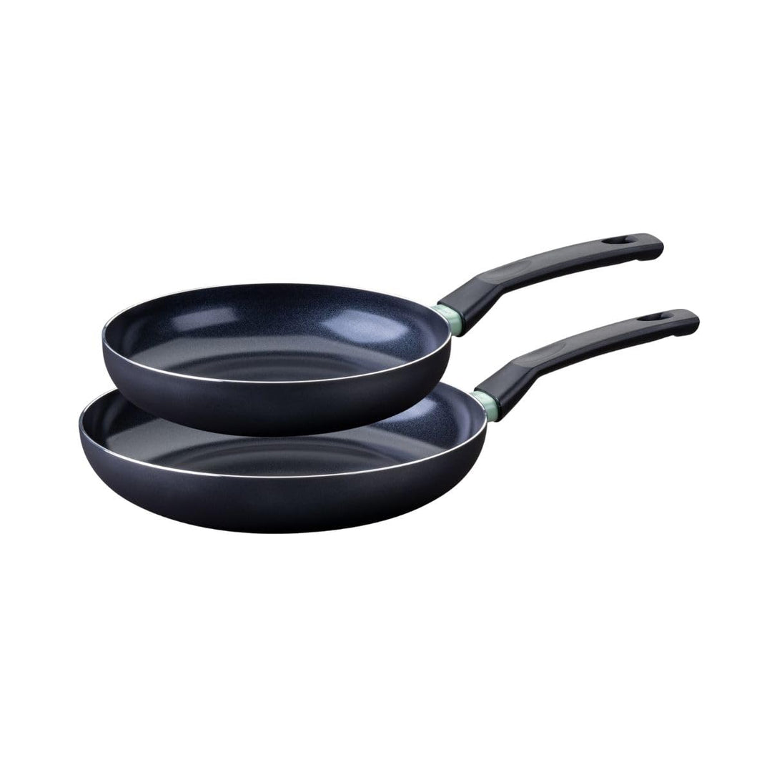 Fackelmann 9429350 Pfannen-Set, 2-teilig, Antihaftbeschichtung, Keramikbeschichtung, 24 und 28 cm, P
