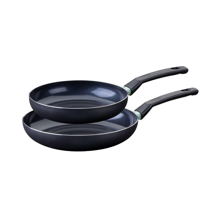 Fackelmann 9429350 Pfannen-Set, 2-teilig, Antihaftbeschichtung, Keramikbeschichtung, 24 und 28 cm, P