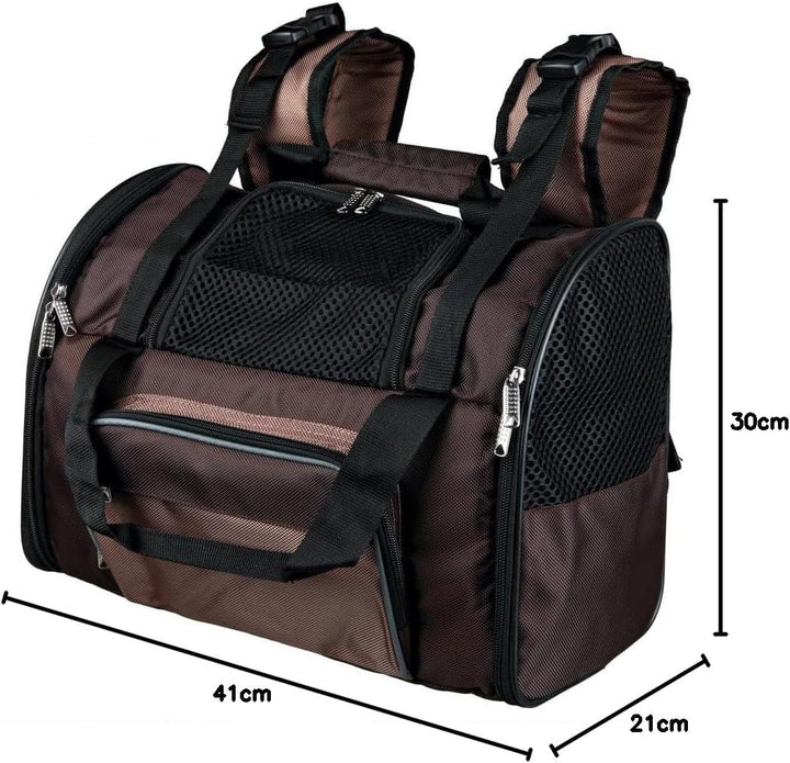 TRIXIE Shiva TX-28871 pet Carrier Handbag pet Carrier Beige Brown
