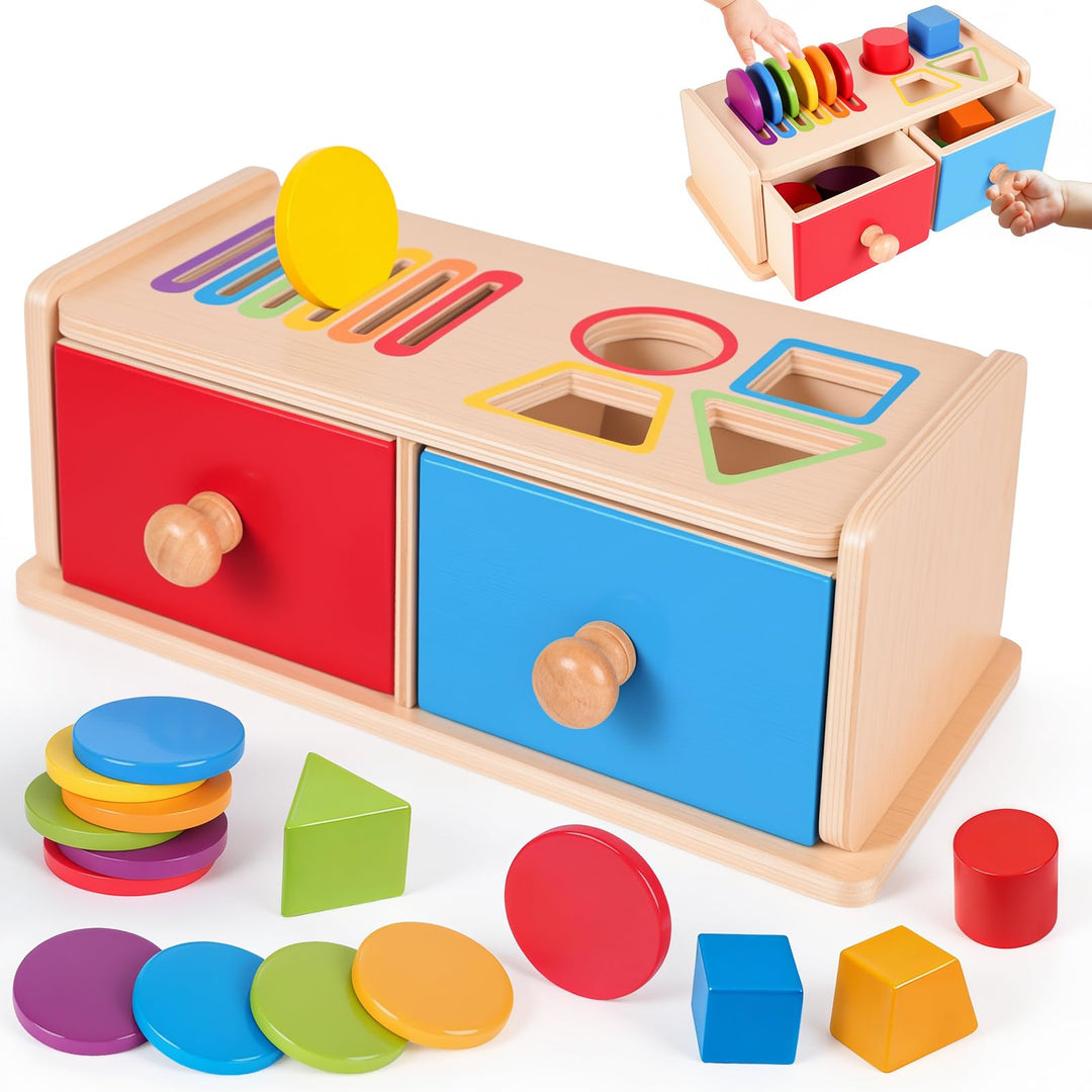 Montessori Spielzeug ab 1 Jahr, Spielzeug ab 1 2 Jahre Mädchen Jungen Baby Spielzeug Geschenk Mädche