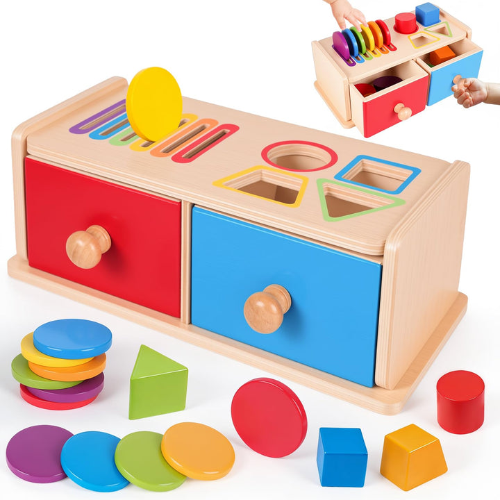 Montessori Spielzeug ab 1 Jahr, Spielzeug ab 1 2 Jahre Mädchen Jungen Baby Spielzeug Geschenk Mädche
