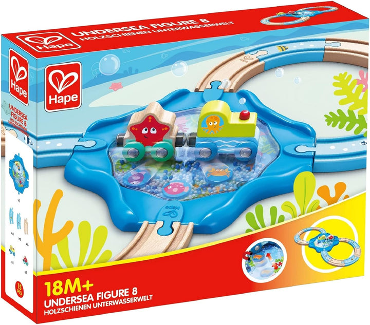 Hape E3827 - Holzschienen Unterwasserwelt, Eisenbahn