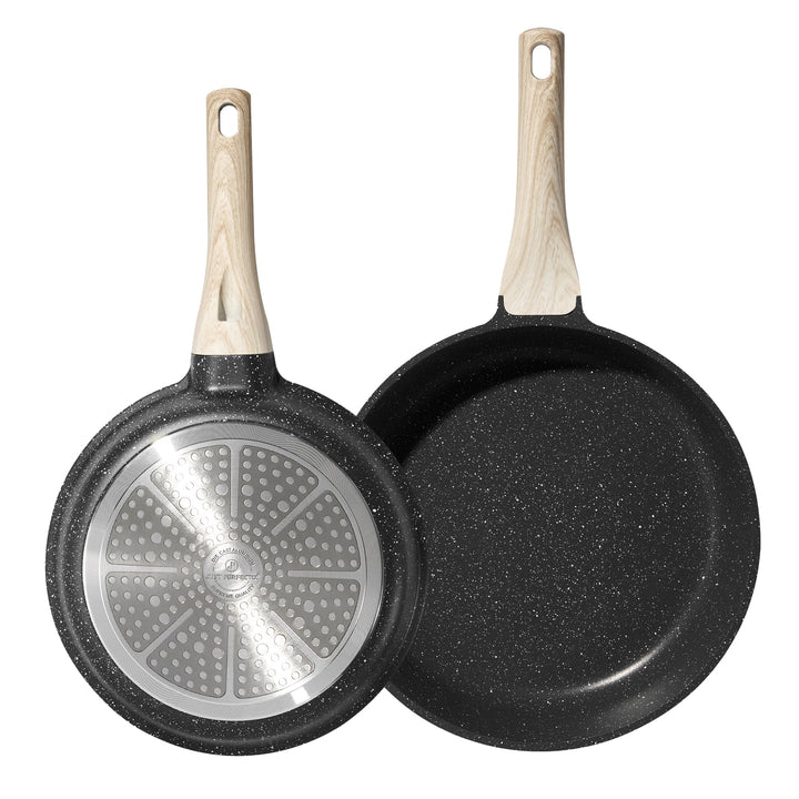 Just Perfecto Pfannen-Set, 2-teilig, 20/24 cm, Induktionsgeeignet, Antihaftbeschichtung, PFAS und PF
