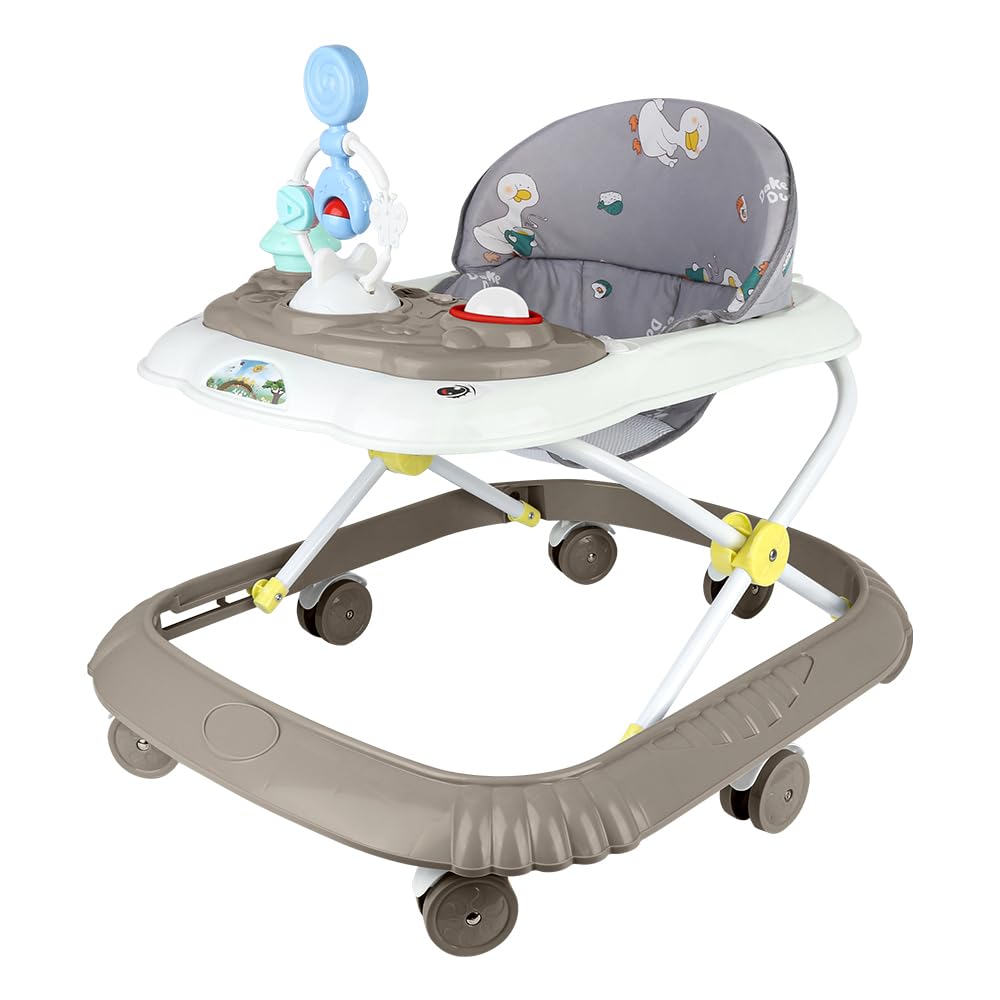 Lauflernhilfe für Jungen und Mädchen,Baby Gehfrei Lauflernwagen mit Spielcenter,Geräuscharm, Anti-Ro