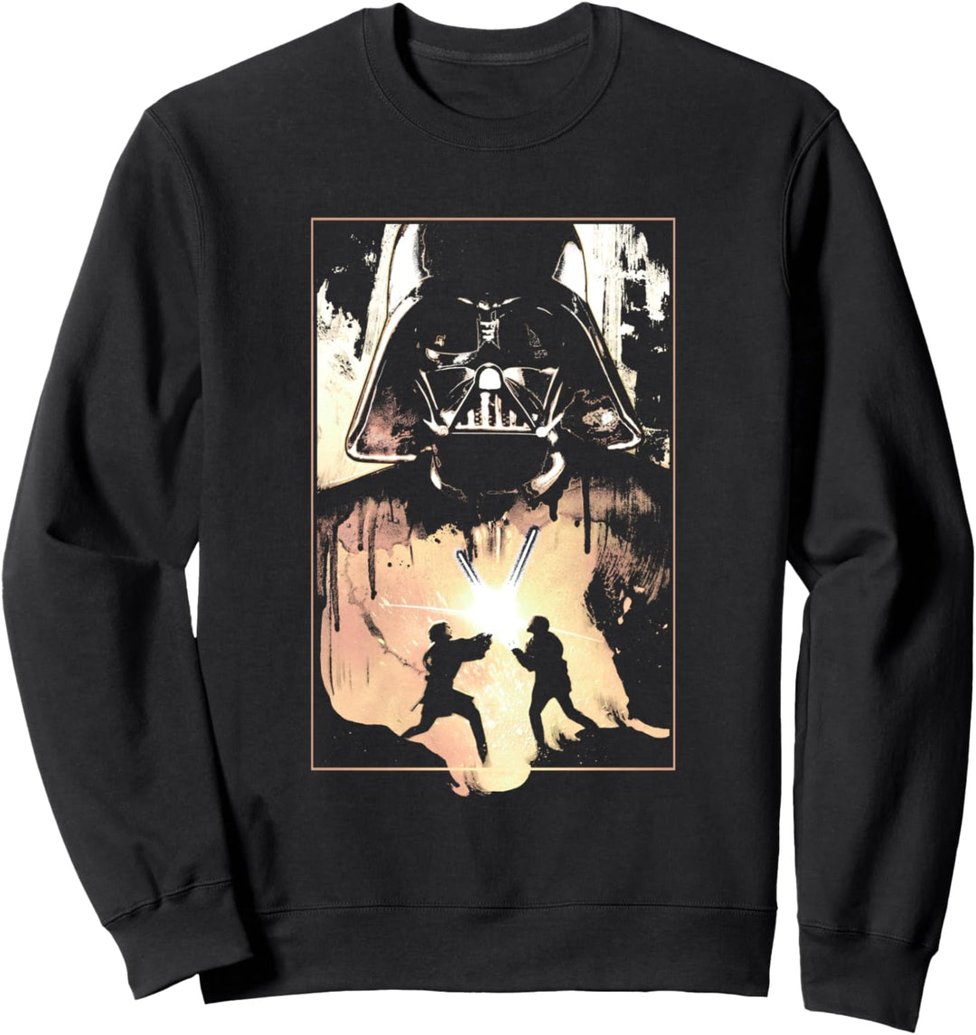 Star Wars Darth Vader Fire Battle Poster Sweatshirt