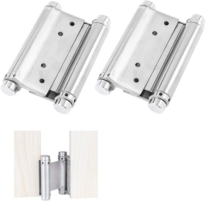 Roberee Hinge-2Pcs 3 '' Zoll Double Action Spring Hinge Saloon Cafe Tür Schwingtür