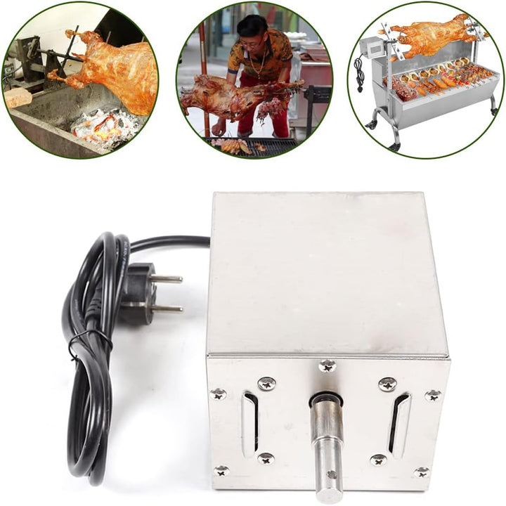 220V Grillmotor für Grillspiess Barbecue Grill Motor Drehspiess BBQ Rotisserie Röster Spiess Motor 2