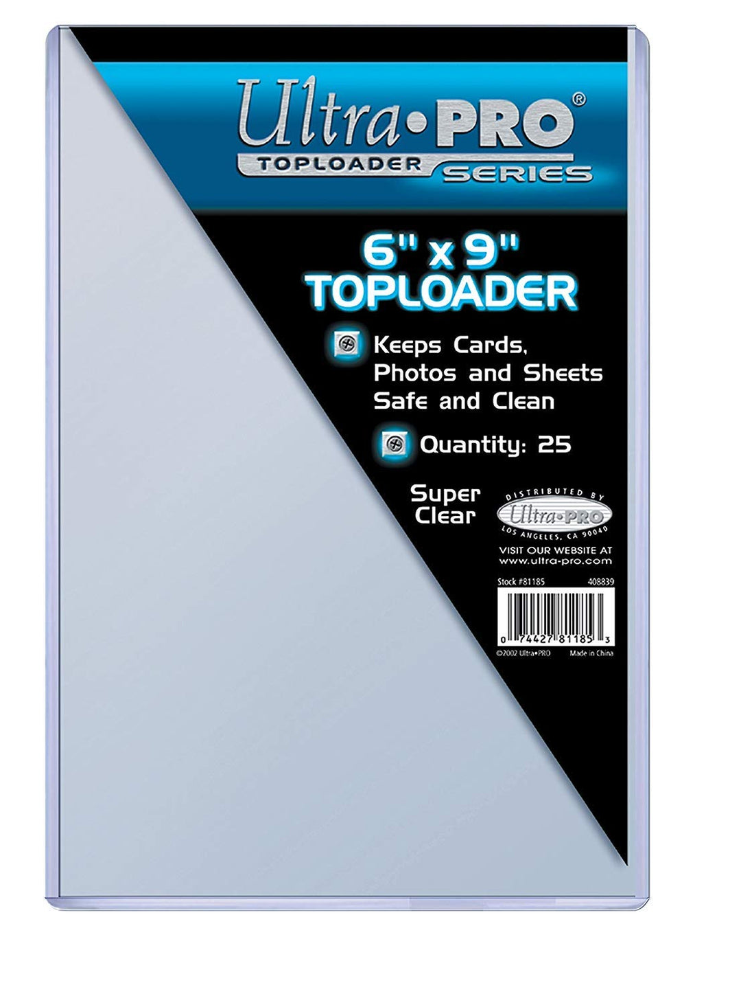 Ultra Pro Unisex – Erwachsene Toploaders 81185, farblos, 6x9