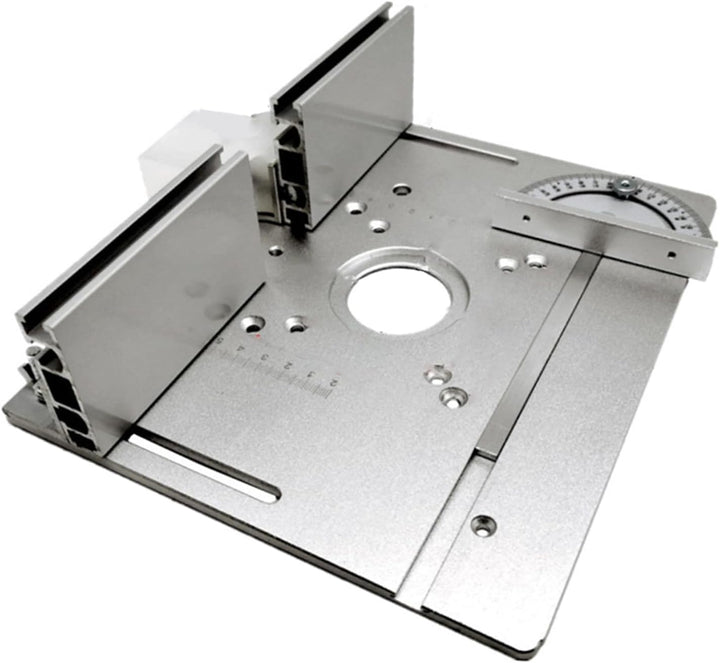 Router Tischeinsatzplatte 2 in 1 Holzbearbeitungsbank Flip Board Aluminiumlegierungskonstruktion Prä