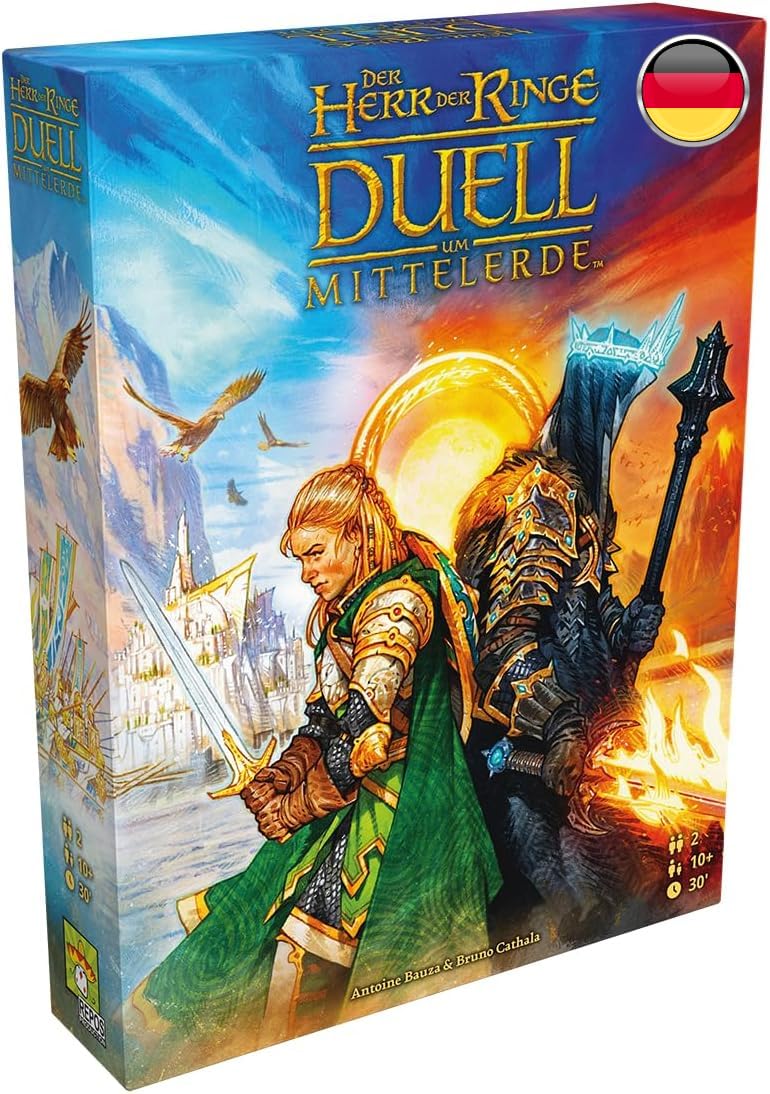 Repos Production - Der Herr der Ringe: Duell um Mittelerde Brettspiel - Strategisches Brettspiel für