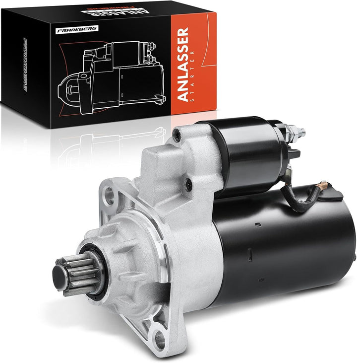 Frankberg Anlasser Starter Kompatibel mit A3 1999-2003 Ibiza 2002-2004 Leon 1999-2006 Fabia 2003-200