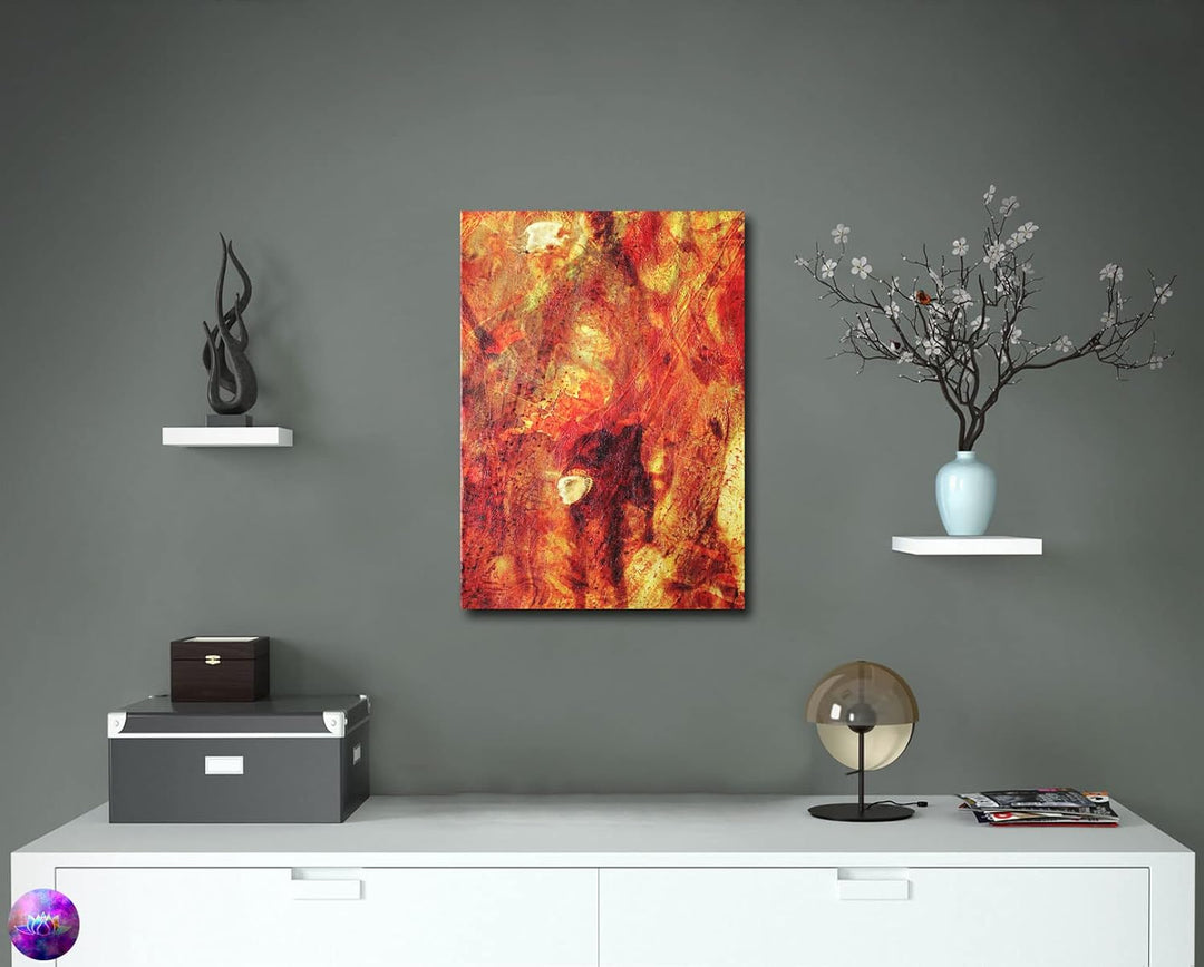 Original Gemälde Abstrakte Malerei Unikat - Strukturgemälde Acrylgemälde Moderne Kunst Wandkunst Hom