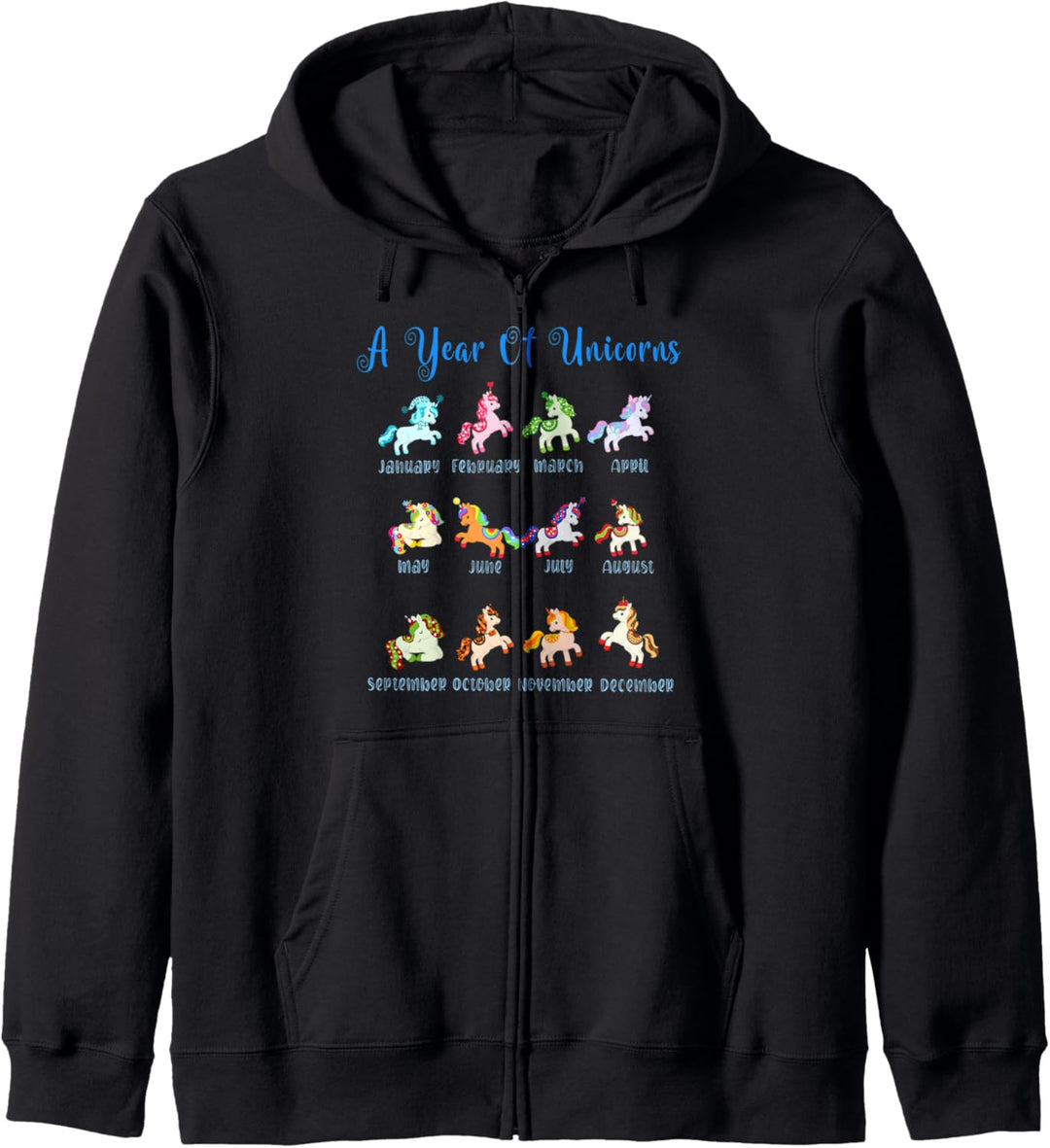 A Year Of Unicorns Kapuzenjacke