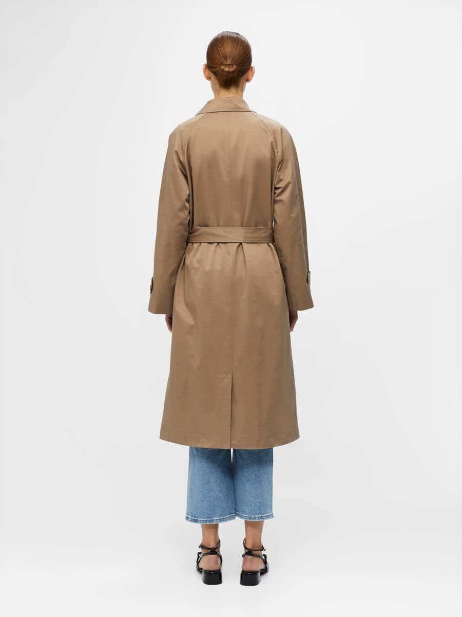 Object Damen Objclara Keily Trench Coat Noos Trenchcoat 34 Fossil, 34 Fossil