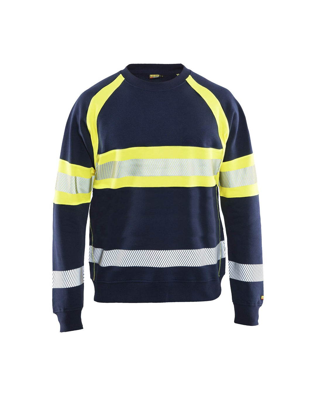 Blakläder Unisex Hi Vis Sweater Sweater High-Vis Grösse M in Marineblau/gelb 4XL Marineblau/Gelb (Hi