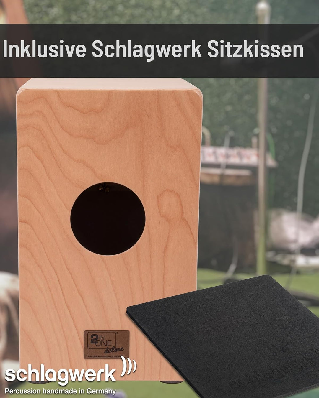 Schlagwerk Cajon 2 in One deluxe CP 430 (Wenge) Deluxe' Wenge, Deluxe' Wenge