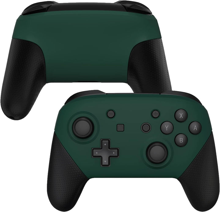 eXtremeRate Ersatz Grips Case Cover kompatibel mit Nintendo Switch Pro Controller, Custom Front Hüll
