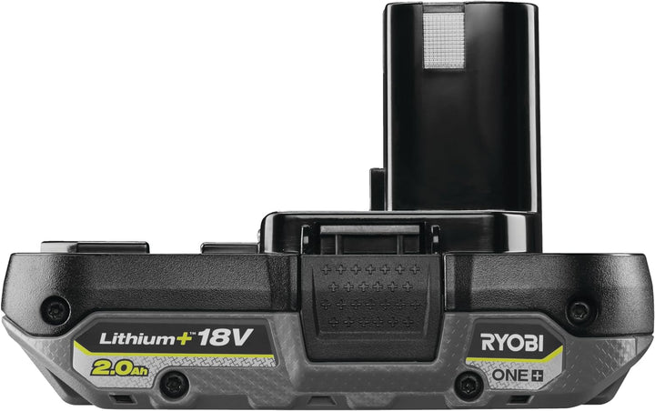 RYOBI 18 V Akku RB1820C (2,0 Ah Lithium+ Akku, Lithium+ Akkutechnologie setzt Massstäbe für Laufzeit