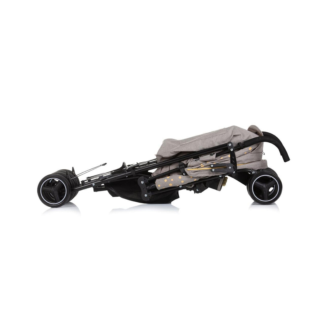 Chipolino Kinderwagen Milano Buggy bis 22 kg, Rückenlehne verstellbar, faltbar hellgrau, hellgrau