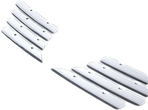 Recambo EDELSTAHL KÜHLERGRILL LEISTEN CHROM kompatibel für VW PASSAT 3C, B6 | 2005-2010 | 8-tlg SET