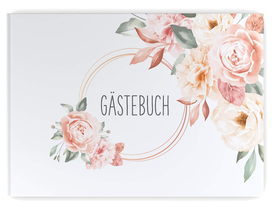 Gästebuch Hochzeit | 104 Seiten | Hardcover DIN-A4 - ohne Fragen blanko | Hochzeitsgästebuch Hochzei