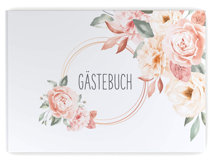 Gästebuch Hochzeit | 104 Seiten | Hardcover DIN-A4 - ohne Fragen blanko | Hochzeitsgästebuch Hochzei