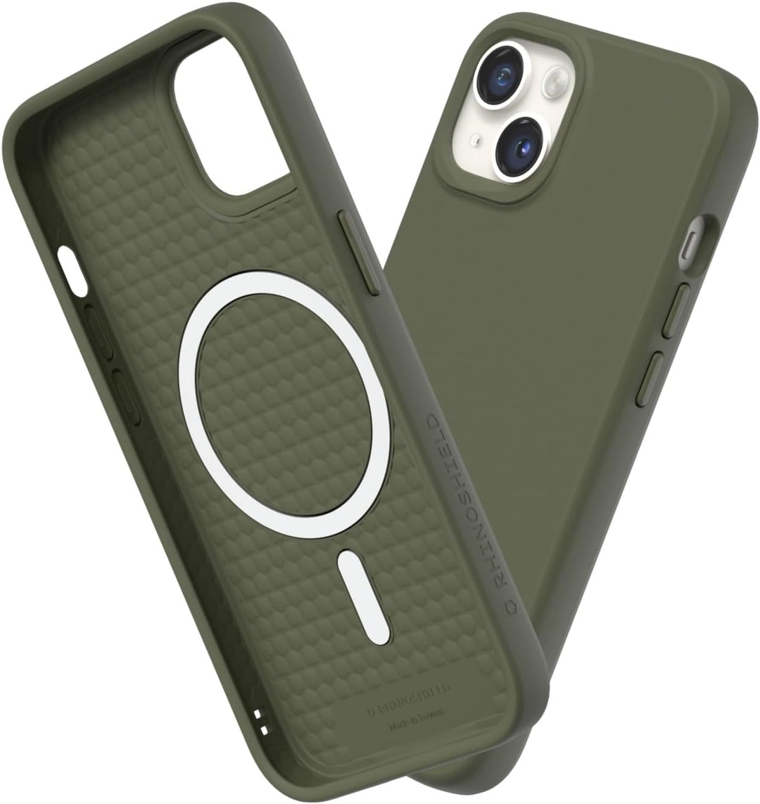 RhinoShield Case kompatibel mit [iPhone 14 Plus] | SolidSuit - MagSafe-kompatibel -Stossdämpfende &