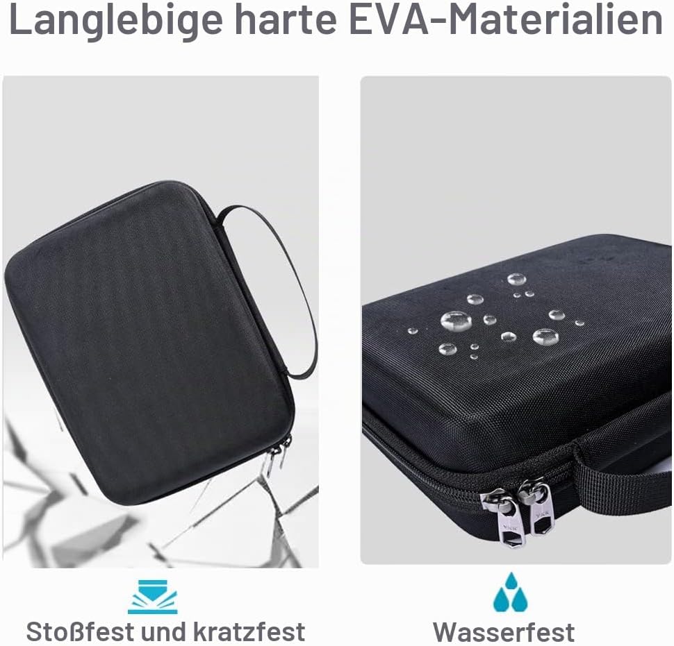 RAIACE Hartschalen-Dartetui für 9 Darts mit Stahlspitze oder Softspitze, Dart-Trageetui für Dartspit