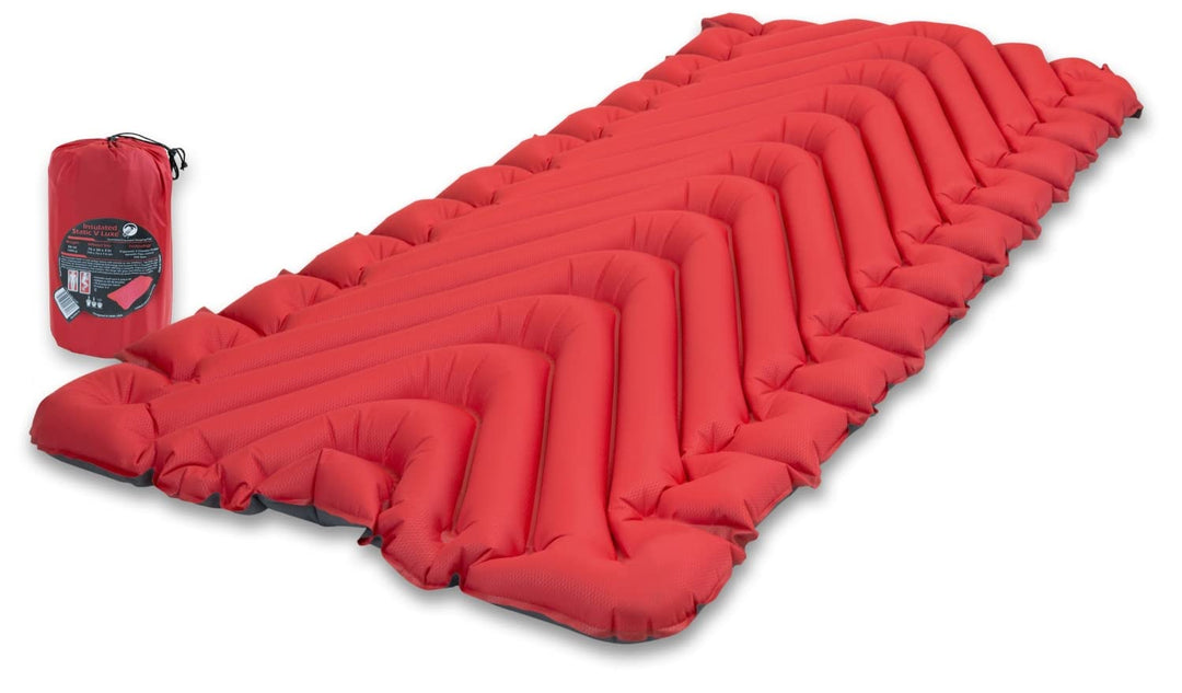 Klymit Static V Luxe Isomatte, extra breit (76,2 cm), Beste Campingausrüstung für Rucksackreisen, Ca