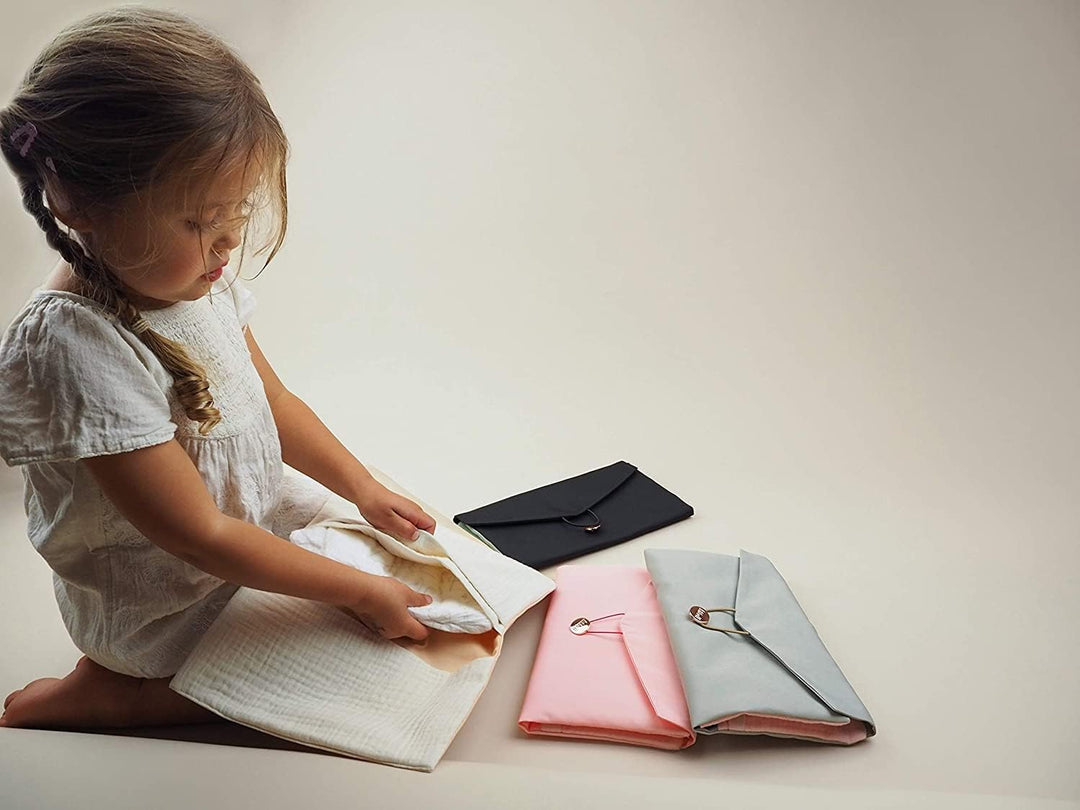 lilibell Daily Daisy - Wickeltasche Wickelclutch Windeltasche für Unterwegs in der eigenen Handtasch