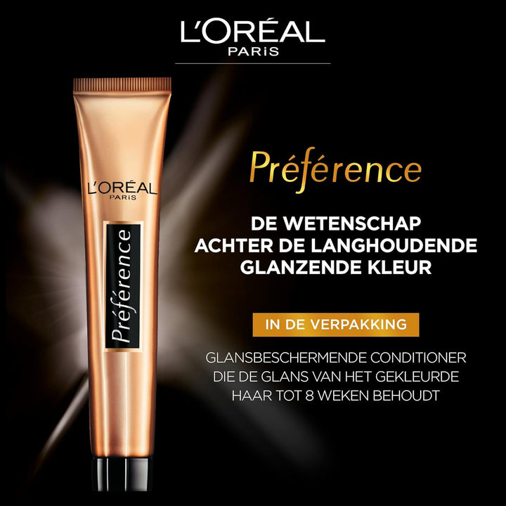 LOral Paris Prfrence 7 - Midden Blond - Haarverf met Color extender Mittelblond 1 g (1er Pack), Mitt