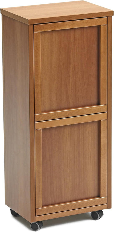 Arredamenti Italia ARREDAMENTIITALIA Mülltrennsystem Madera 2, Holz - 2 abnehmbare Körbe - Farbe: Ki