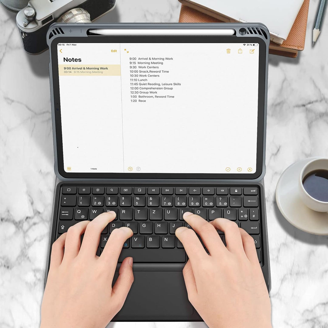 Fintie Tastatur Hülle für iPad Air 5. Generation 2022 / iPad Air 4. Generation 2020, iPad Air 10.9 m
