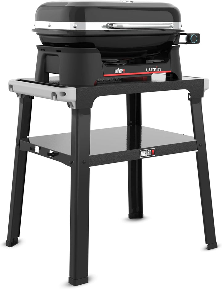 Weber Fester Standfuss für alle Lumin Elektrogrills/leicht & stabil, mit Ablagefläche, Works System