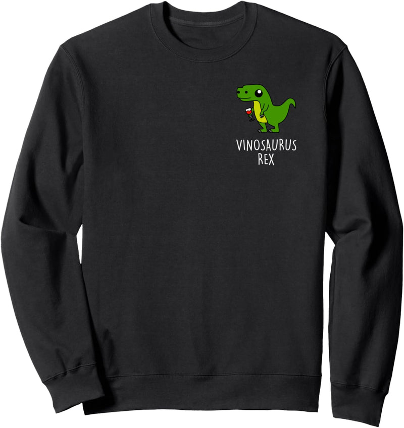 Vinosaurus Rex. Vinosaurier Vino Dino Rotwein Wein AM PM Fun Sweatshirt