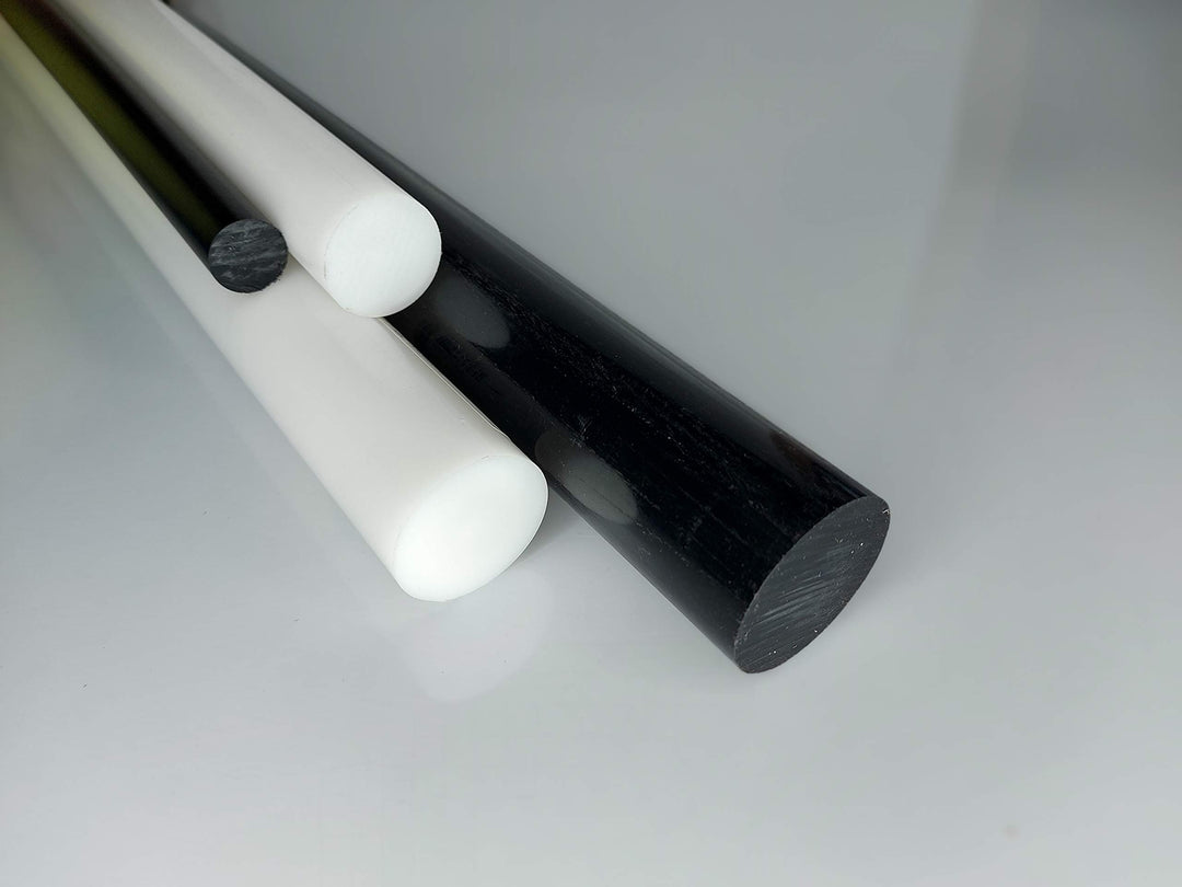 Rundstab aus PA 6 natur Ø 60 mm, Lang 1000 mm Kunststoffrundstab alt-intech®