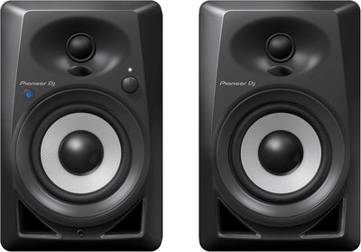 Pioneer DJ DM-40BT Bluetooth Studiomonitore, Schwarz 4'' Bluetooth