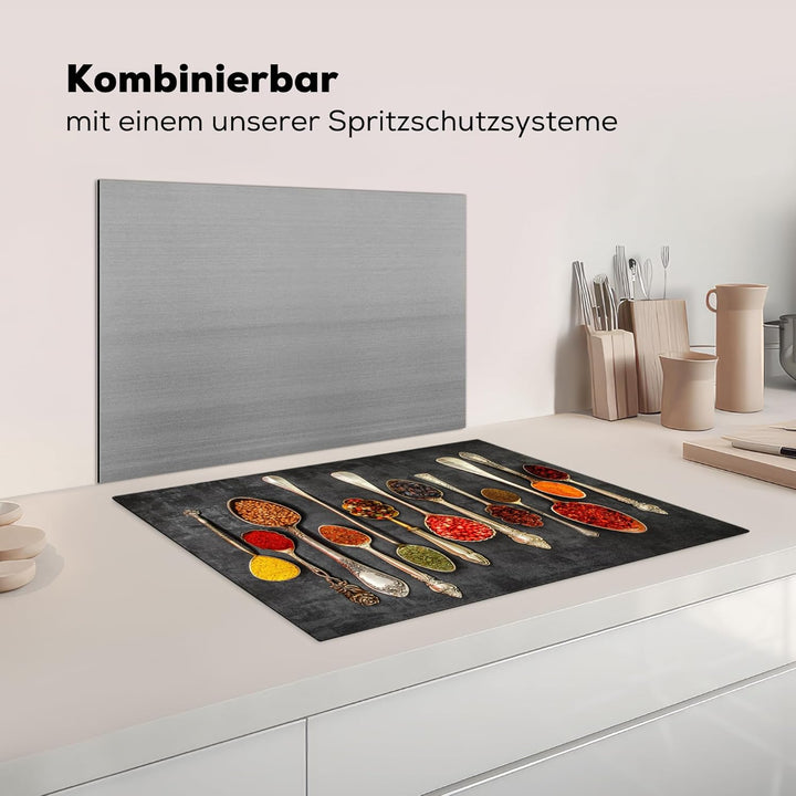 Herdabdeckplatte 70x52 cm Einteilig Ceranfeld Abdeckplatte Küche Deko Ceranfeldabdeckung Herdabdecku