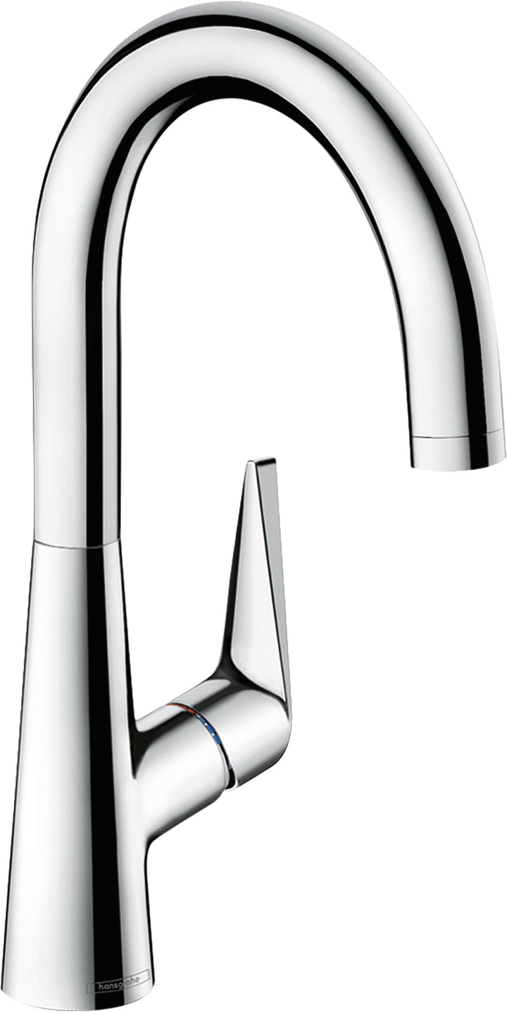 hansgrohe Talis S Einhebel-Küchenarmatur, Komfort-Höhe 220 mm, Chrom Auslaufhöhe 220mm ohne Schlauch