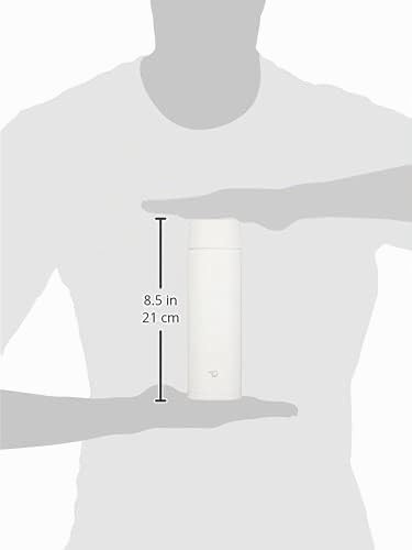 Zojirushi SM-ZA48WM Edelstahlbecher, Blassweiss, 473 ml 16-Ounce Hellweiss, 16-Ounce Hellweiss