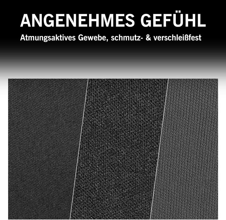 Universal Autositzbezüge Set Atmungsaktiv Strapazierfähig Waschbar 5-Sitze Schonbezüge für Vordersit