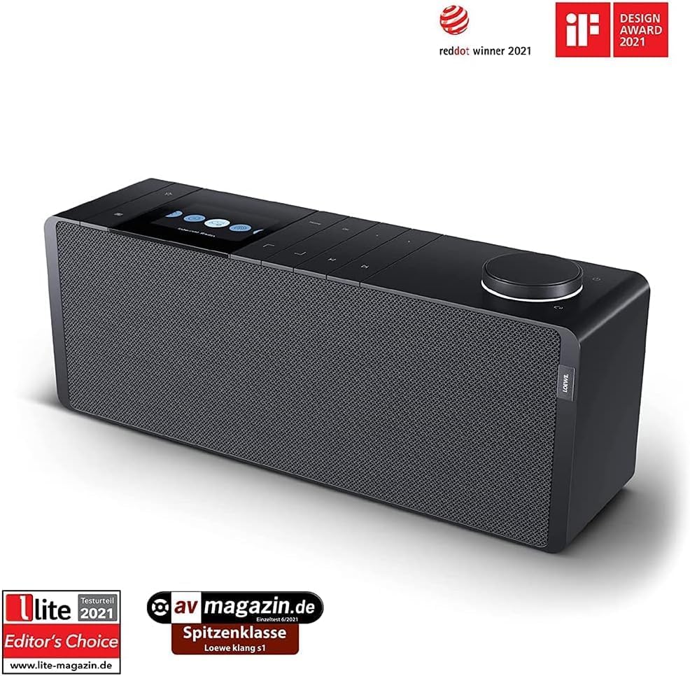 Loewe klang s1 basaltgrau, Stereo Smartradio, 80 Watt, DAB, DAB+, UKW, Audio Streaming, Bluetooth, U