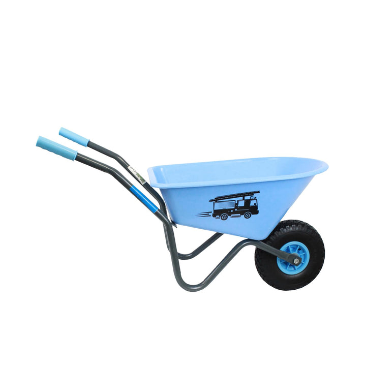 TRUTZHOLM Kinderschubkarre Uni Blau 40 kg Traglast Stahl | 3,6 kg, 40 kg Traglast, Stahl Kunststoff,